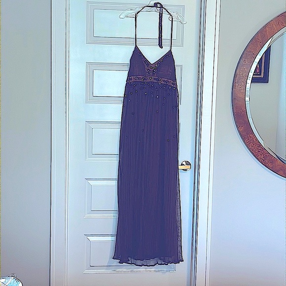 Rue de la Paix formal sequined dress in Brown - Picture 2 of 9